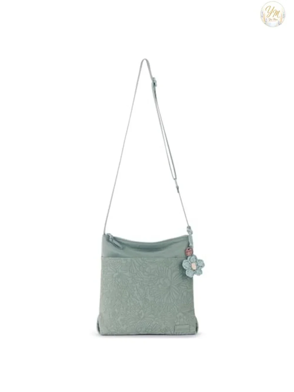 Sakroots Banyan Basic Crossbody Bag - Recycled Eco-Twill, Adjustable Strap,